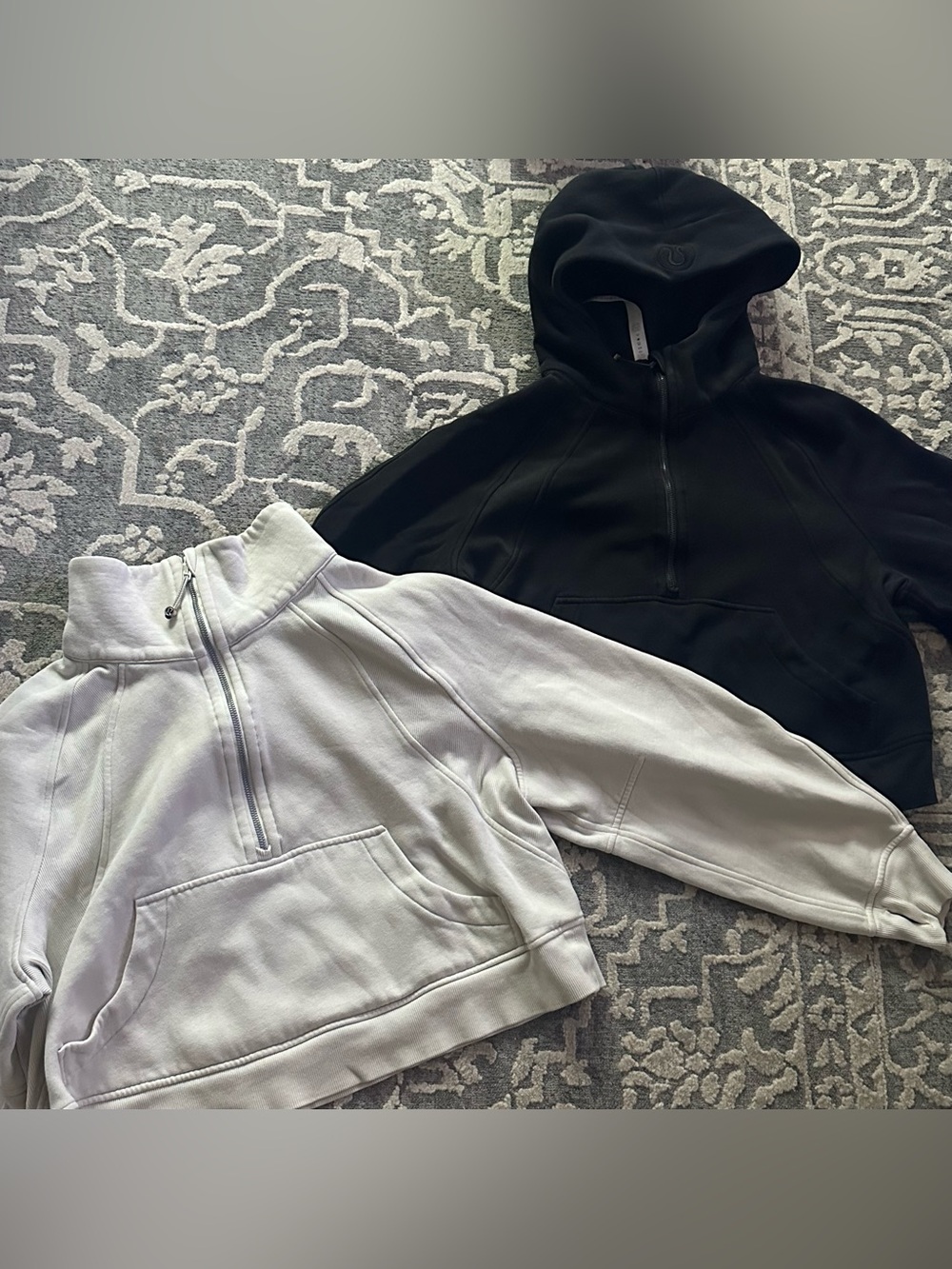 Lululemon cropped scuba 3 qt zip